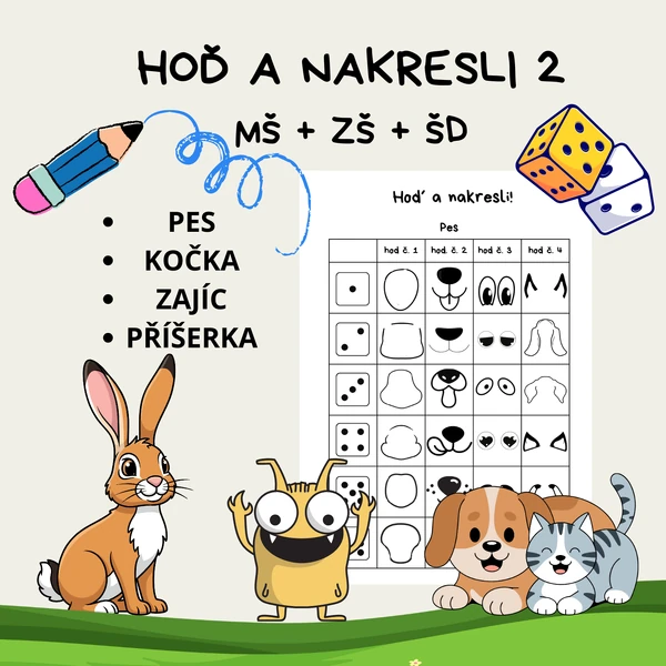 Hoď a nakresli 2