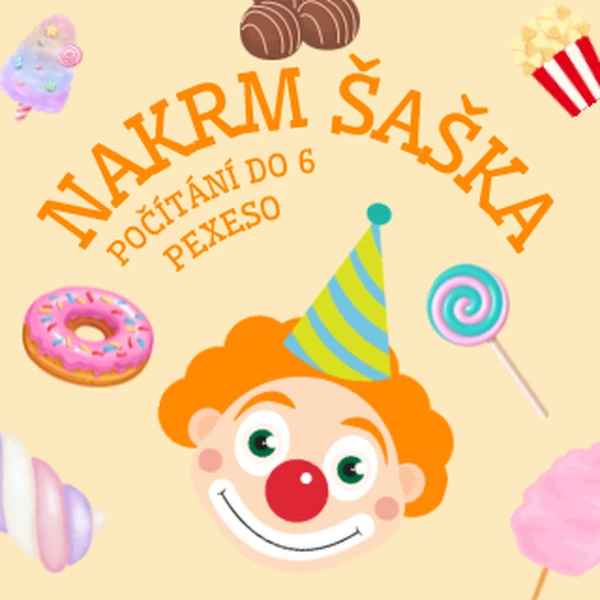 Nakrm šaška - počítání do 6, pexeso