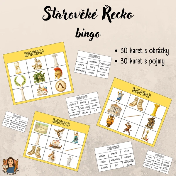 Starověké Řecko - bingo
