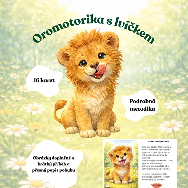 Oromotorika s lvíčkem