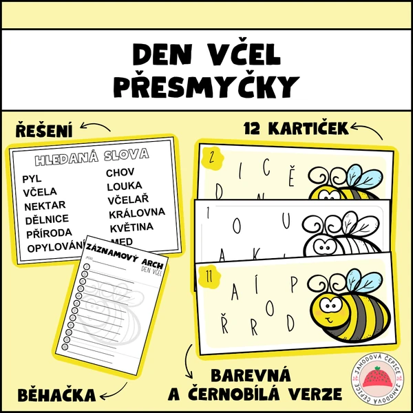 Den včel - přesmyčky