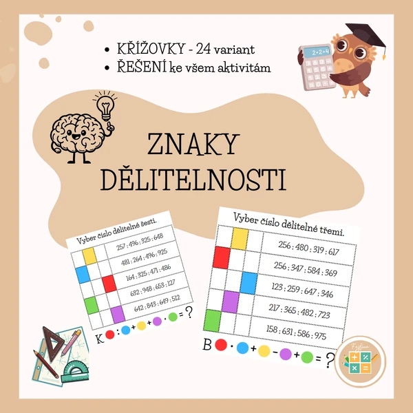 ZNAKY DĚLITELNOSTI