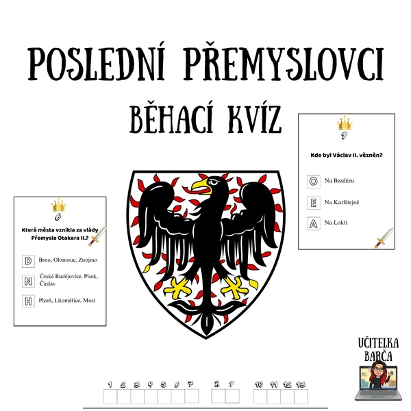 Běhací kvíz - Poslední Přemyslovci