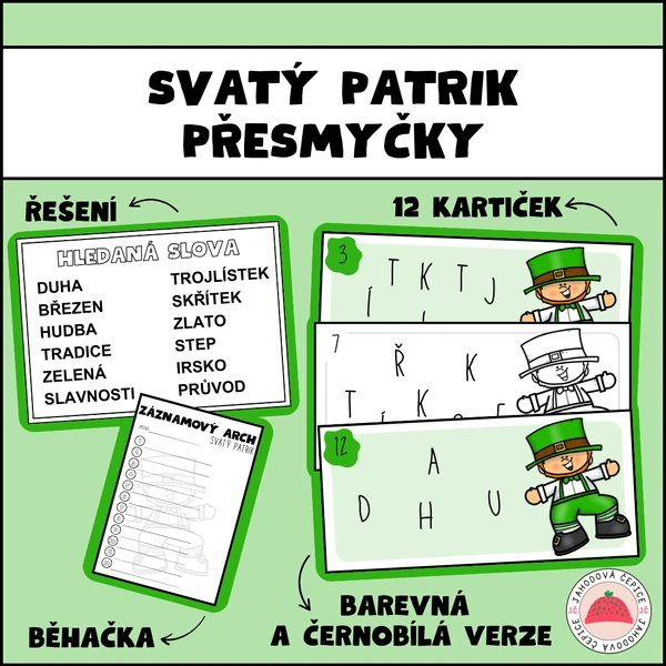 Svatý Patrik - přesmyčky