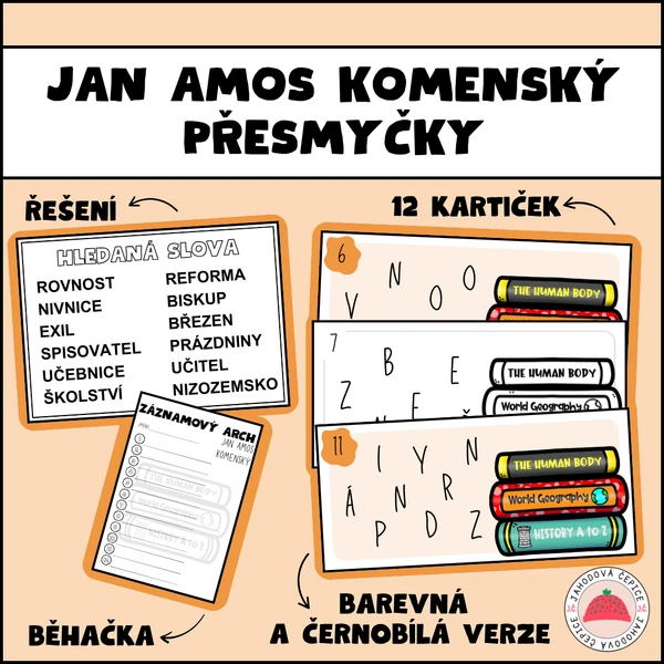 Jan Amos Komenský - přesmyčky