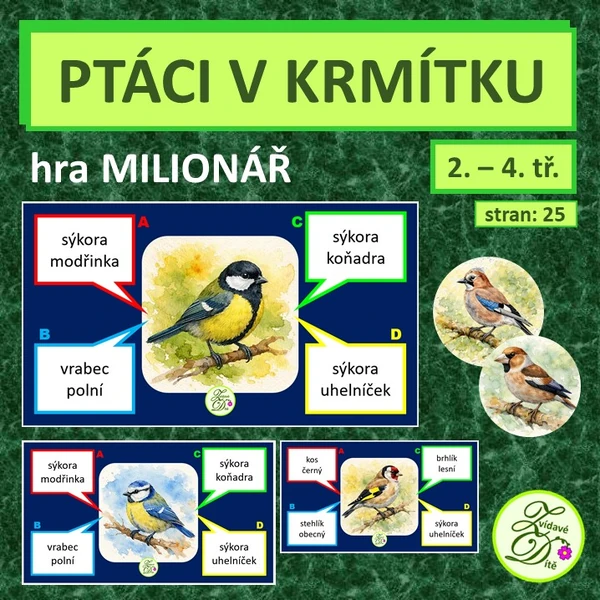 Ptáci v krmítku