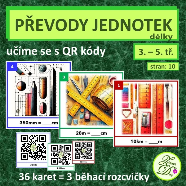 Převody jednotek s QR