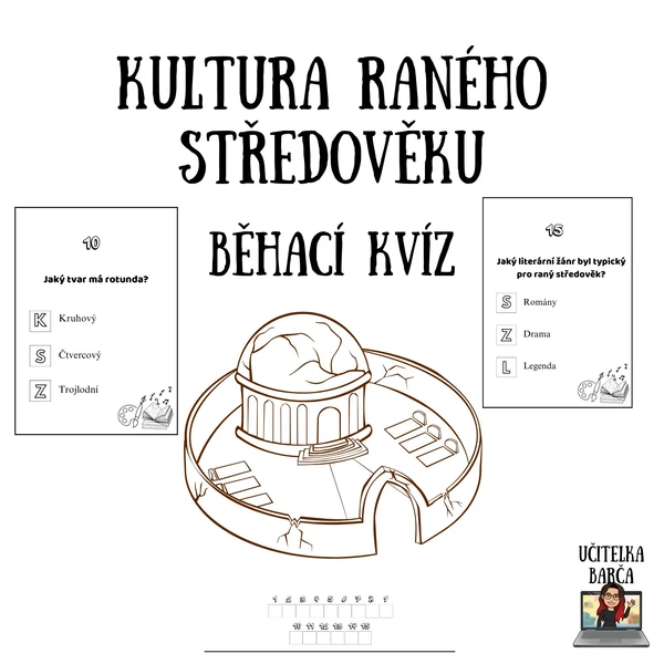 Běhací kvíz - Kultura raného středověku