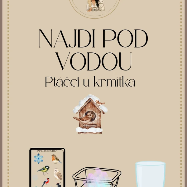Najdi pod vodou - Ptáčci u krmítka