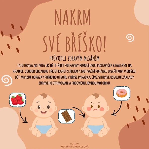 Co patří do bříška? - Interaktivní krmení