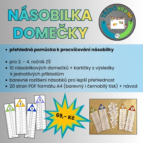 NÁSOBILKA - DOMEČKY