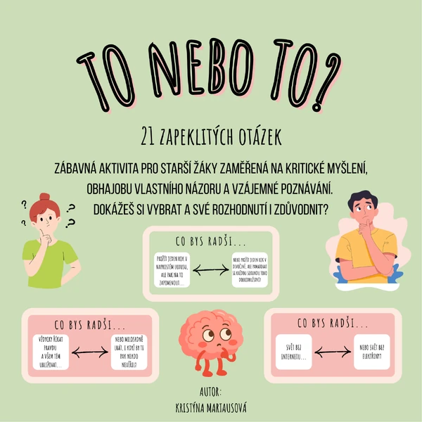 TO nebo TO? - 21 otázek, které tě nenechají v klidu 