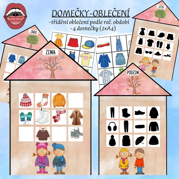 DOMEČKY-třídění oblečení