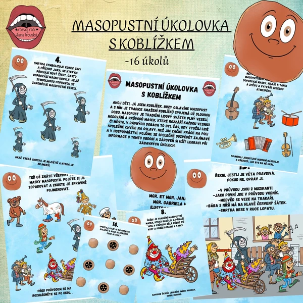 MASOPUSTNÍ ÚKOLOVKA S KOBLÍŽKEM
