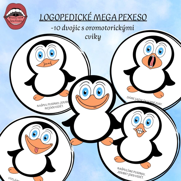 LOGOPEDICKÉ MEGA PEXESO TUČŇÁCI