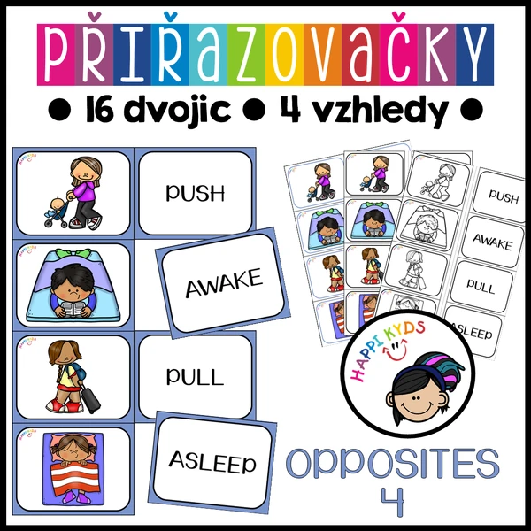 Přiřazovačky - OPPOSITES 4