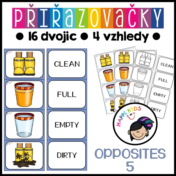 Přiřazovačky - OPPOSITES 5