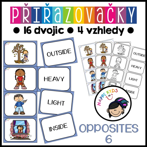 Přiřazovačky - OPPOSITES 6