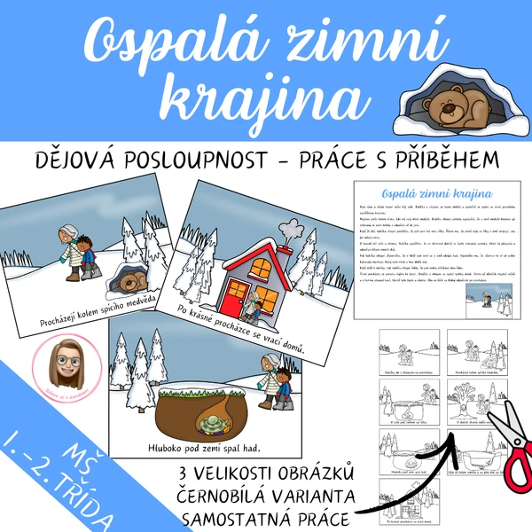 DĚJOVÁ POSLOUPNOST - Ospalá zimní krajina