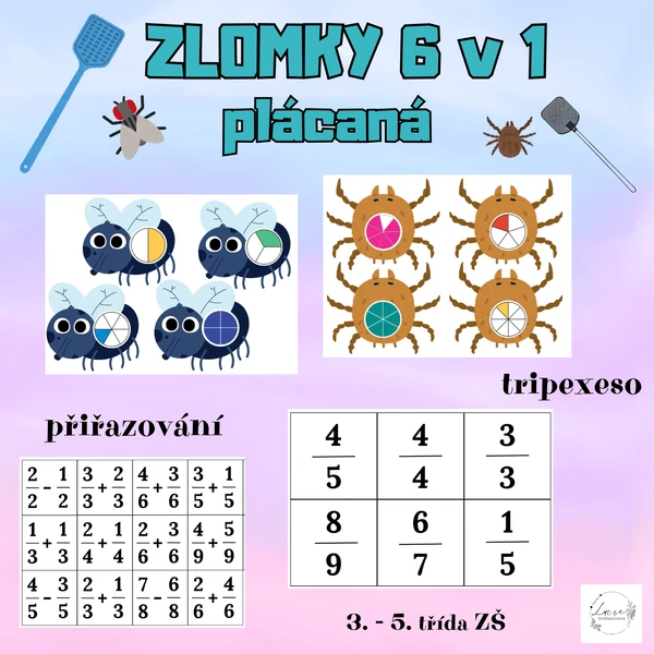 ZLOMKY 6 v 1 - plácaná, tripexeso...