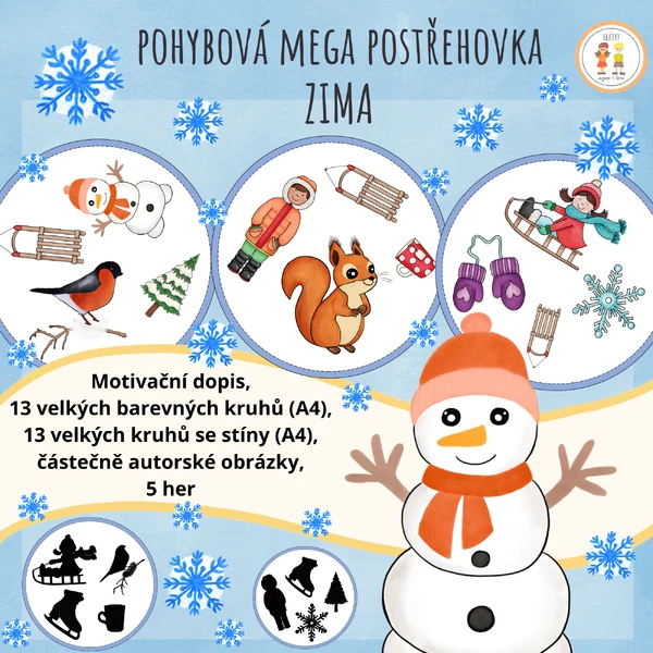 Pohybová mega postřehovka - Zima