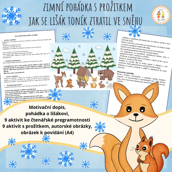Jak se lišák Toník ztratil ve sněhu - Zimní pohádka s prožitkem