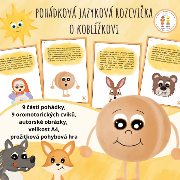 O koblížkovi - Pohádková jazyková rozcvička