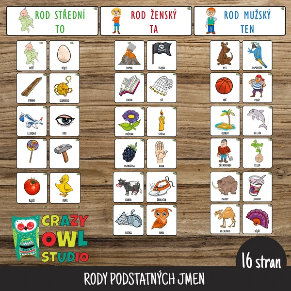 RODY PODSTATNÝCH JMEN