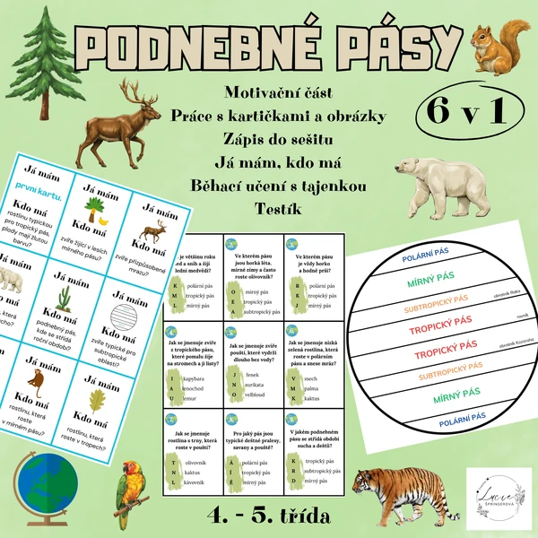 PODNEBNÉ PÁSY 6v1