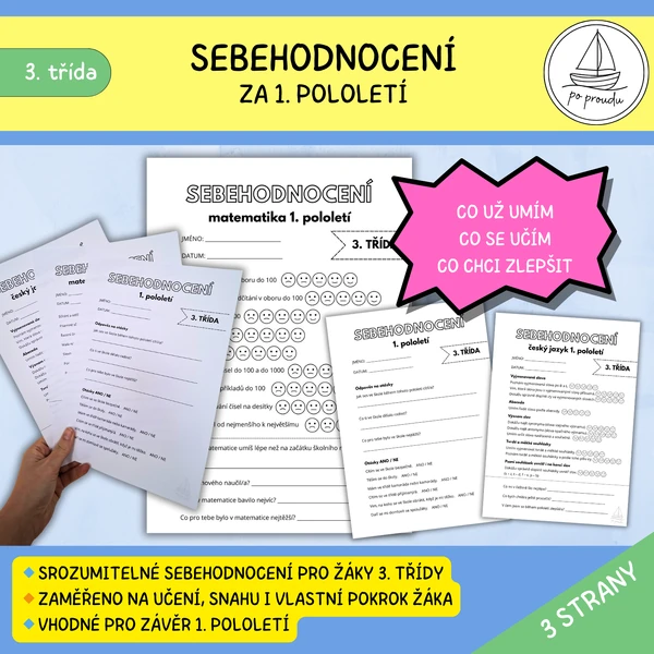 Sebehodnocení – 1. pololetí | 3. třída