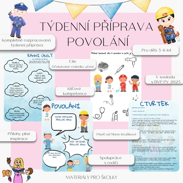 Týdenní příprava - Povolání