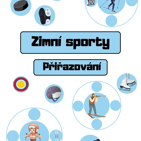 Zimní sporty - přiřazování