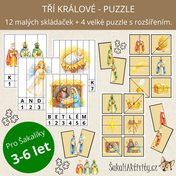  Puzzle - TŘI KRÁLOVÉ 
