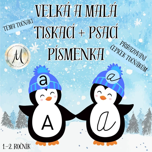 Písmena s tučňáky
