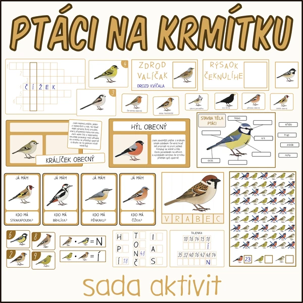 Ptáci na krmítku - Sada aktivit