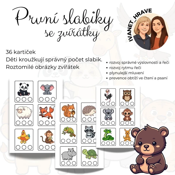 První slabiky se zvířátky