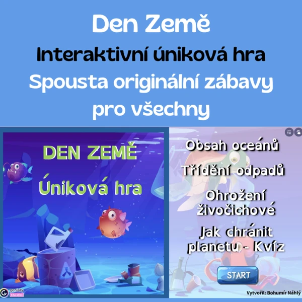 Den Země - online úniková hra