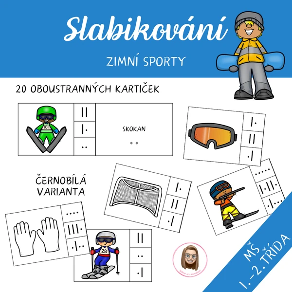 ZIMNÍ SPORTY - slabikování