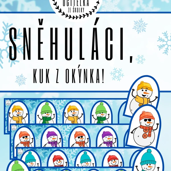 SNĚHULÁCI, KUK Z OKÝNKA!