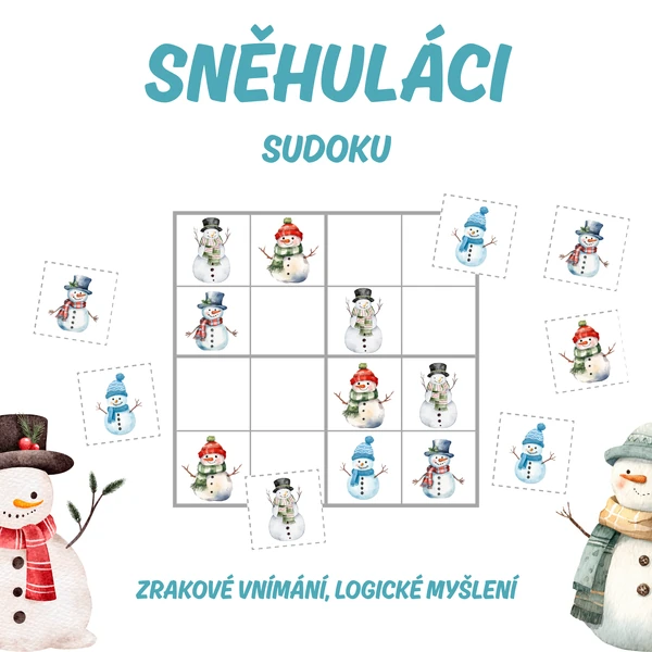 SNĚHULÁCI - sudoku