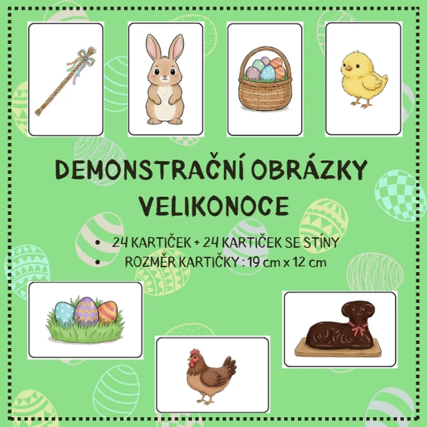 VELIKONOCE - demonstrační obrázky