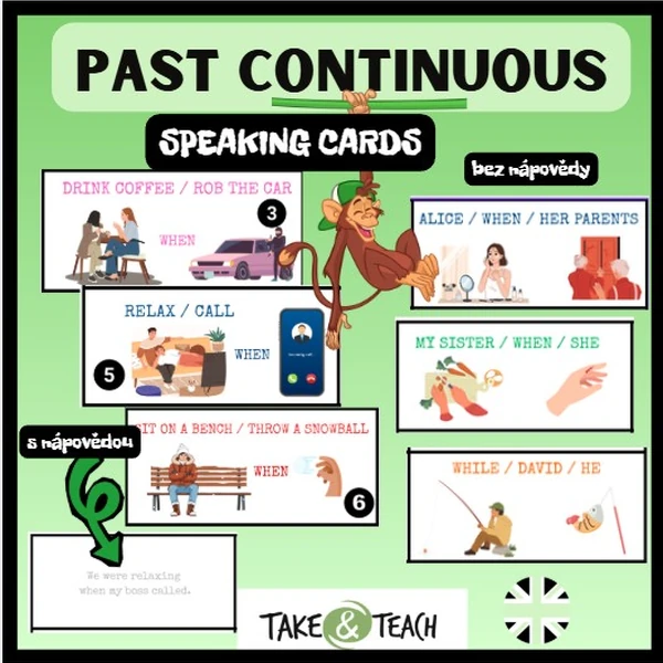 PAST CONTINUOUS + past simple
