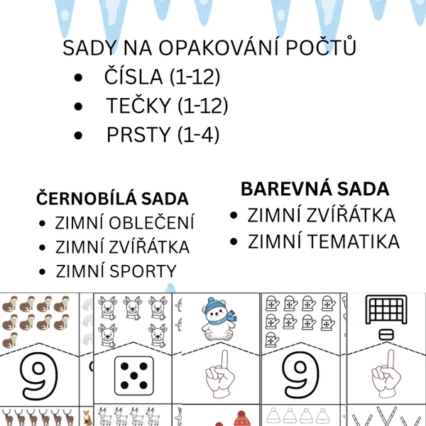 ZIMNÍ POČTY 1-12