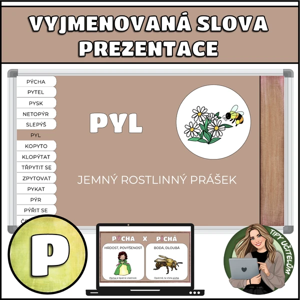 Vyjmenovaná slova po P - prezentace
