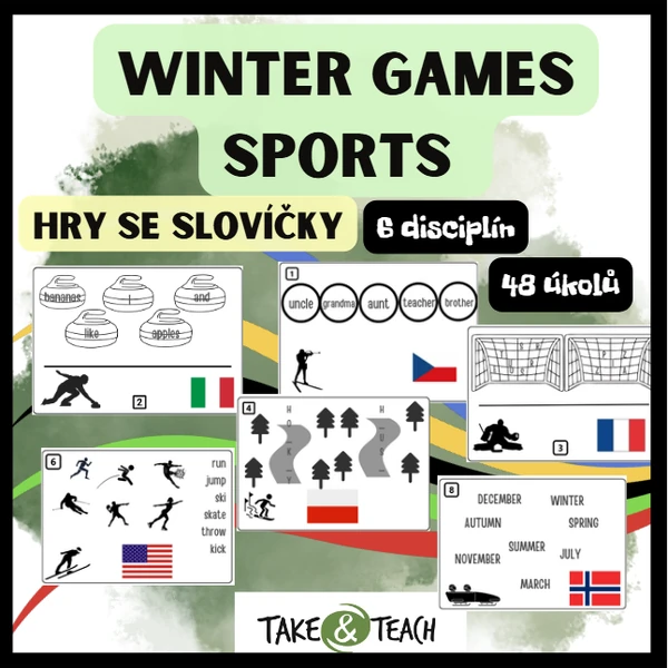 WINTER GAMES - VOCABULARY - SPORTS