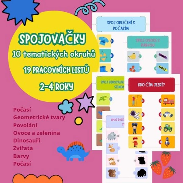 SPOJOVAČKY 2-4 roky