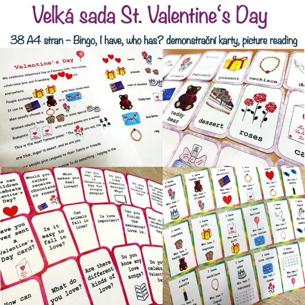 Velká sada St. Valentine's Day