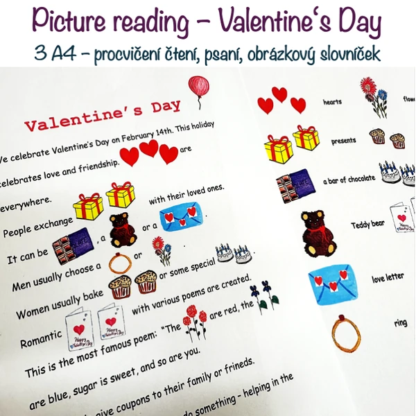 Picture reading - Valentine's Day