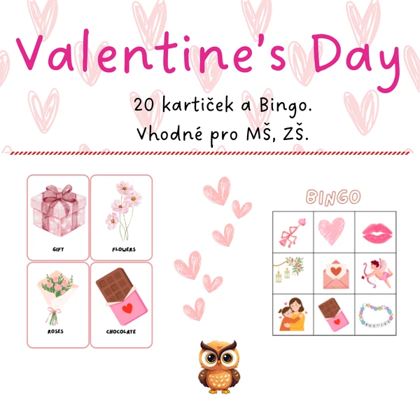 Valentyne´s day - flashcards