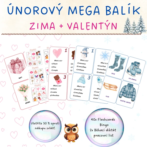 ZIMA + VALENTÝN: MEGA SADA